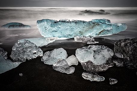Jkulsrln ice beach, Iceland, Europe