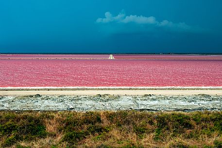 The beautiful and special colors of the saltworks of Giraud, Bouches-du-Rhône, Provence, France The beautiful and special colors of the saltworks of Giraud, Bouches-du-Rhône, Provence, France