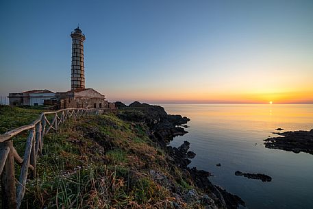 Lighthouse of Punta Cavazzi, Ustica, Sicily, Italy