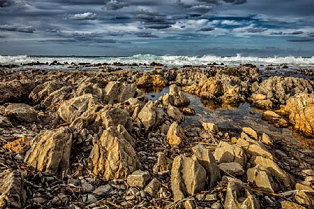 Rocky coast of San Vito Lo Capo, Sicily, Italy, Europe