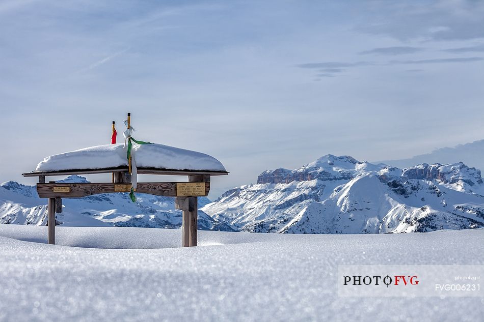 a symbol of Road of the Dolomites, the effort to admire the splendor of the mountains