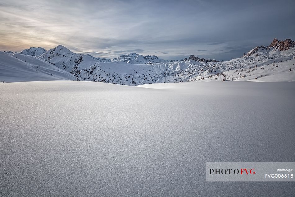 Snow on Giau Pass