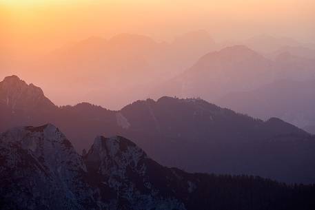 View from above on Lussari