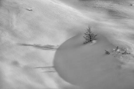 Snow on Giau Pass