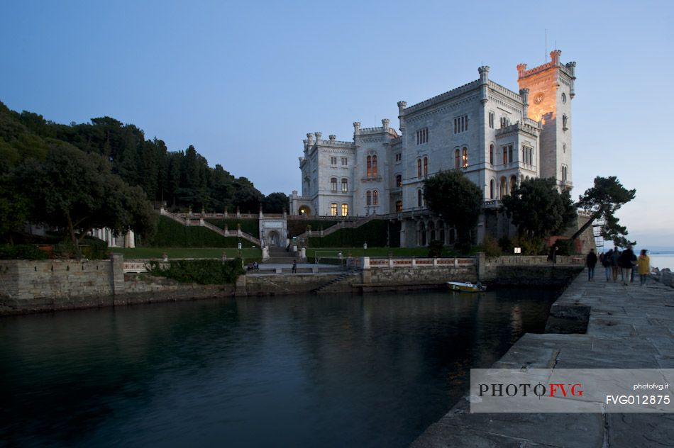 Miramare Castle is a 19th-century castle on the Gulf of Trieste near Trieste, northeastern Italy. It was built from 1856 to 1860 for Austrian Archduke Ferdinand Maximilian and his wife, Friuli Venezia Giulia, Italy