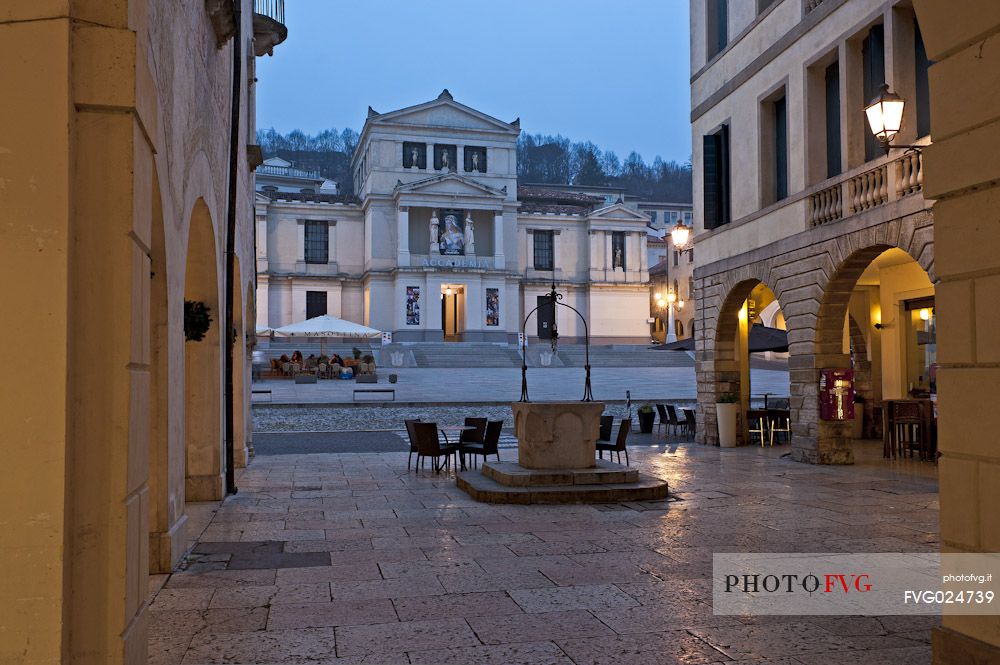 The theater Accademia in Conegliano, Treviso, Veneto, Italy, Europe