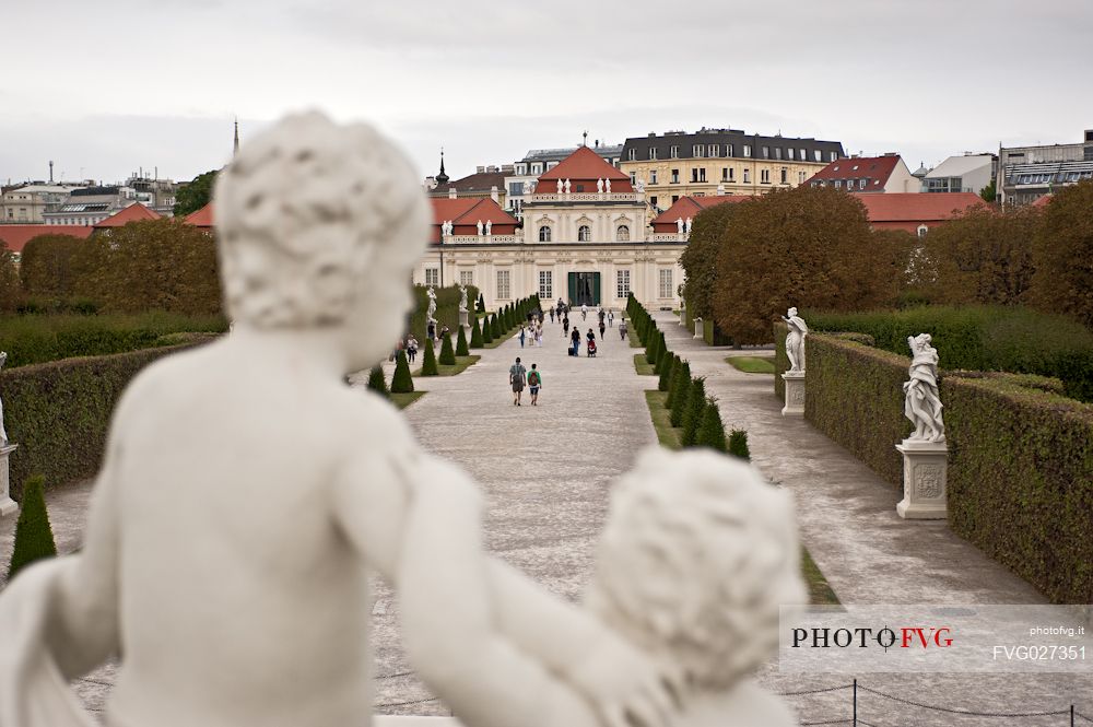The Lower Belvedere Palace,  in Vienna. Austria.