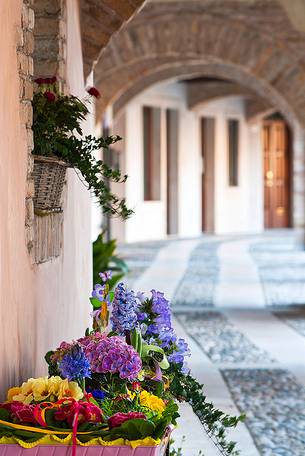 Medieval atmosphere in the ancient village of Valvasone, Friuli Venezia Giulia, Italy, Europe