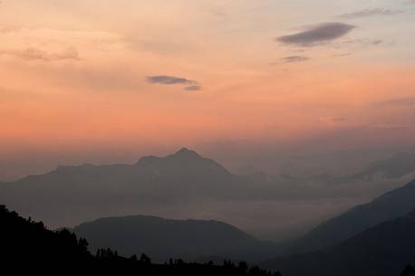 Carnic Alps in the sunset light, Friuli Venezia Giulia, Italy