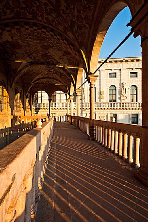 The loggia of the palace della Ragione, the ancient seat of the courts citizens of Padua, Veneto, Italy, Europe The loggia of the palace della Ragione, the ancient seat of the courts citizens of Padua, Veneto, Italy, Europe