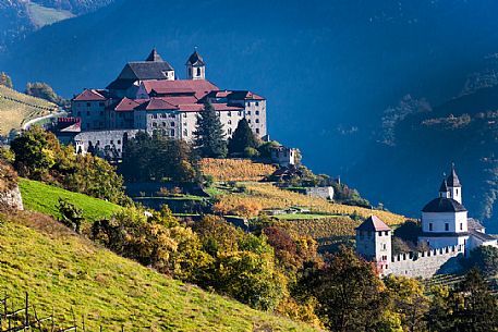 Sabiona monastery, Chiusa, Isarco valley, Trentino Alto Adige, Italy Sabiona monastery, Chiusa, Isarco valley, Trentino Alto Adige, Italy
