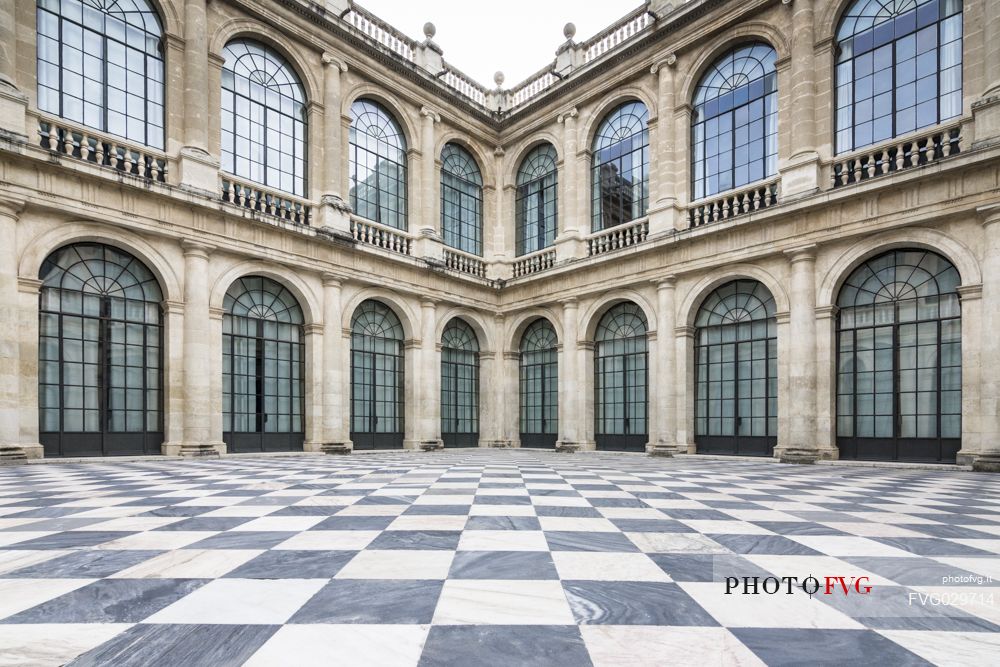 Main courtyard of the general Archive of the Indies, UNESCO world heritage site, Seville, Spain