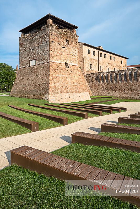 Castel Sismondo, a castle in the center of Rimini, Emilia Romagna, Italy, Europe 