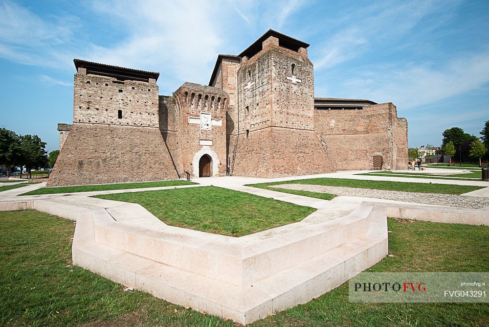 Castel Sismondo, a castle in the center of Rimini, Emilia Romagna, Italy, Europe 
