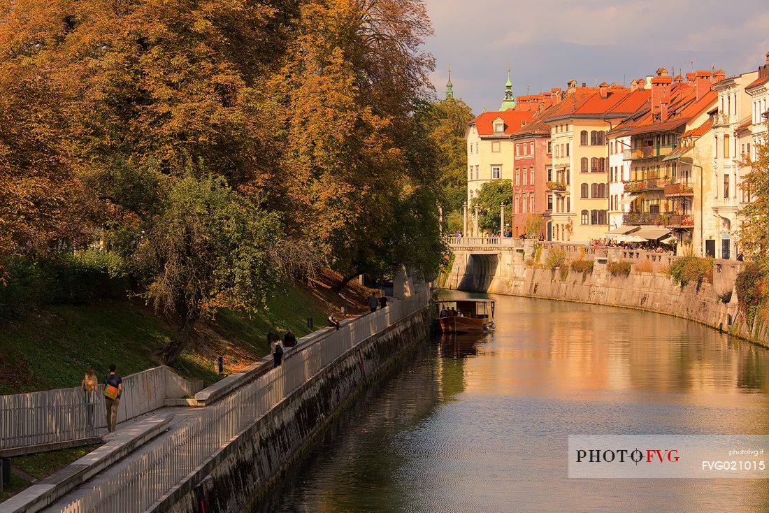 Ljubljanica is a river in central western Slovenia that flows through the city of Lubiana, Slovenia, Europe