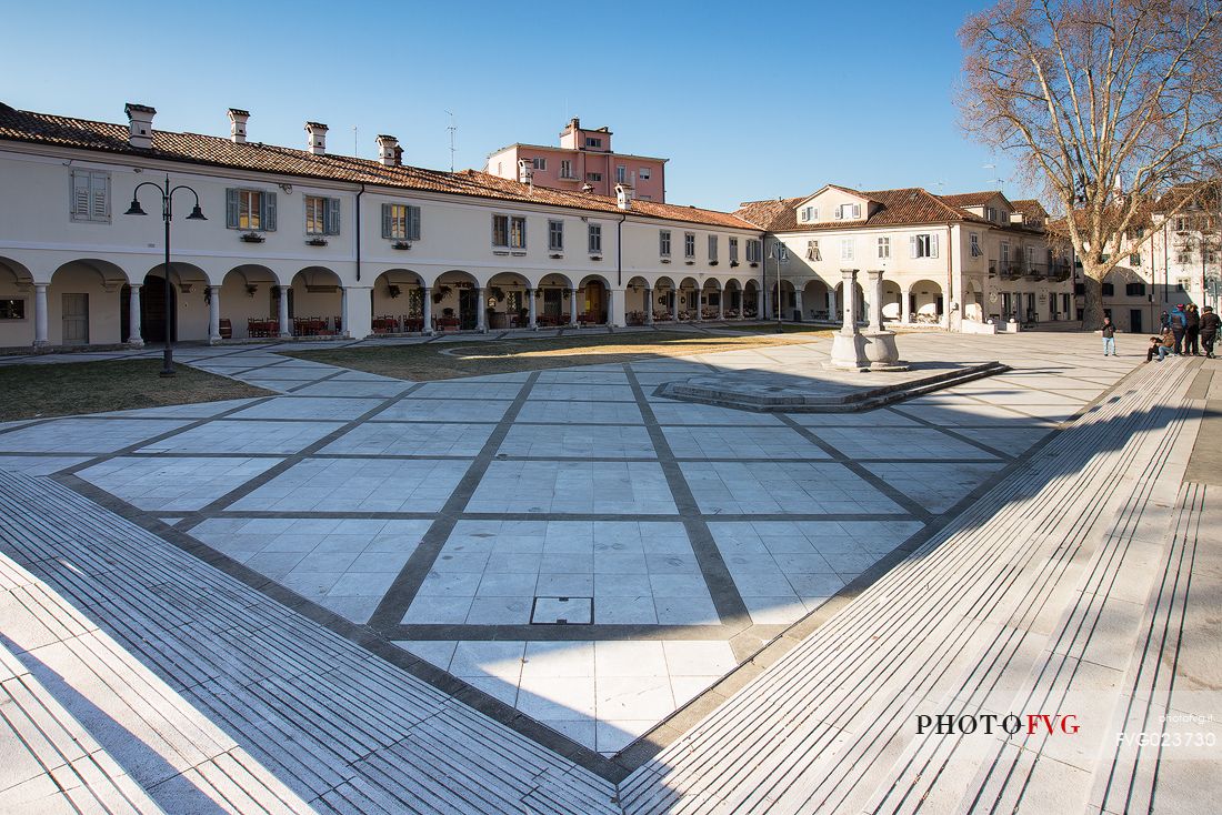 Lantieri palace in the historic center of Gorizia, Friuli, Italy