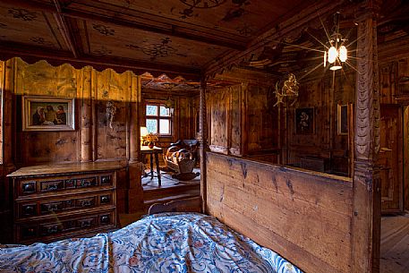 The spectra or witches room which owes its name to the picturesque legend born about the sad fate of Margarete von Taufers The spectra or witches room which owes its name to the picturesque legend born about the sad fate of Margarete von Taufers