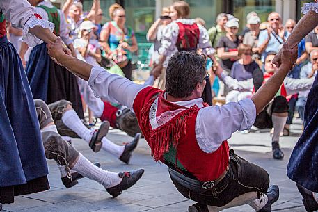 Traditional festival with folk group of San Candido - Pusteria valley Traditional festival with folk group of San Candido - Pusteria valley