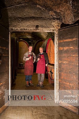 Marco and Stefano of the Cantina Pisoni located between the Dolomites and Lake Garda, specializing in Vino Santo, red and white wines of Trentino Alto Adige, Valley of Lakes, Italy Marco and Stefano of the Cantina Pisoni located between the Dolomites and Lake Garda, specializing in Vino Santo, red and white wines of Trentino Alto Adige, Valley of Lakes, Italy