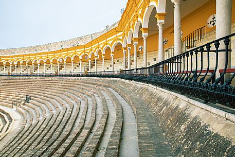 Plaza de Toros de la Real Maestranza de Caballera de Sevilla, the Bullring, Seville, Andalusia, Spain, Europe
