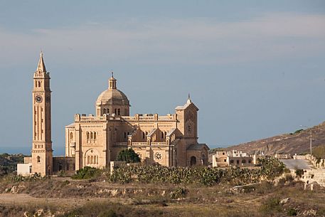 Ta' Pinu Church, the national sanctuary in Gharb village, Gozo Island, Malta Ta' Pinu Church, the national sanctuary in Gharb village, Gozo Island, Malta