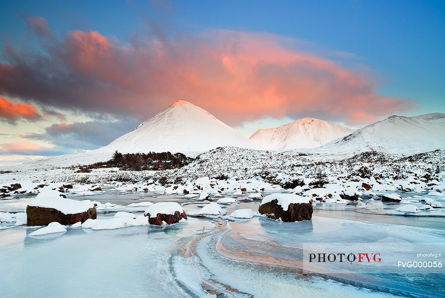 The Cuillin Hills in all their splendor during the Winter time