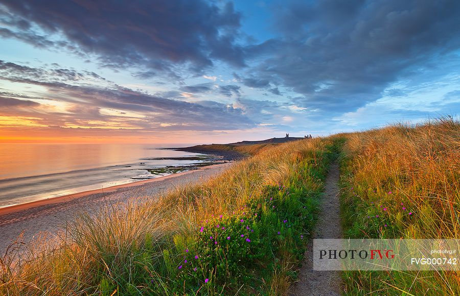 Sunrise at Dunstanburgh Castle