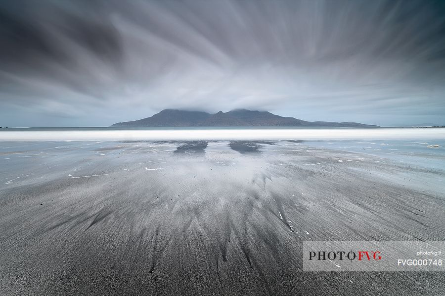 A Storm is coming from Rum Mountains