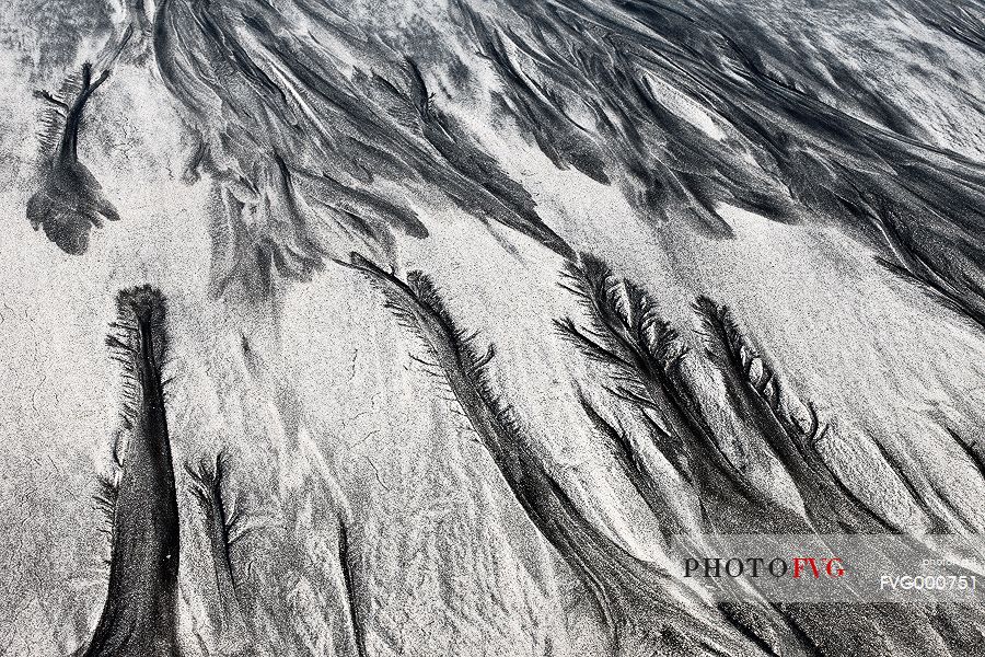 Texture of the Sandy Volcanic Beach at Laig Bay