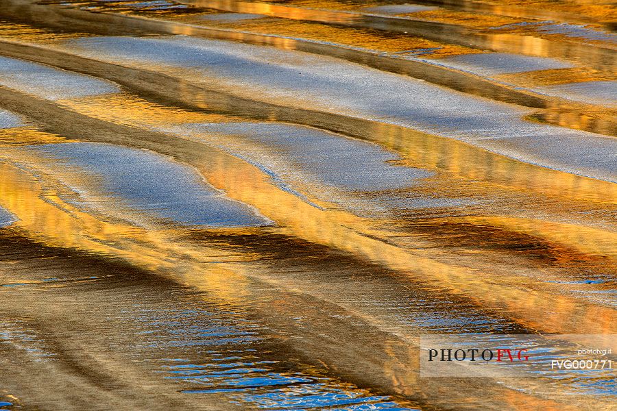 Texture of the Sandy Volcanic Beach at Laig Bay