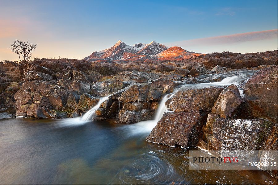 Black Cuillin at sunrise