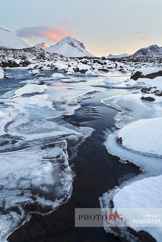 Cuillin Hills at sunset