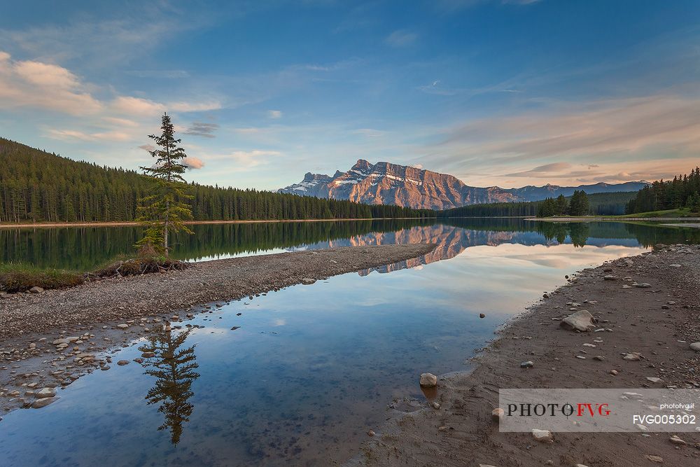 Sunset at Two Jack Lake