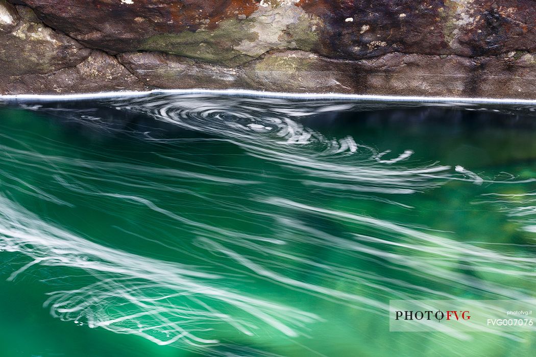 Natural Painting on the surface of the Fairy Pools