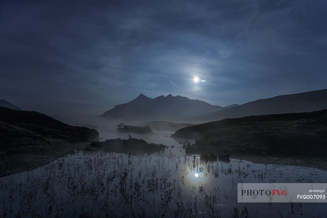 This picture has been taken during the night with full moon. A perfect mood for a movie about werewolf