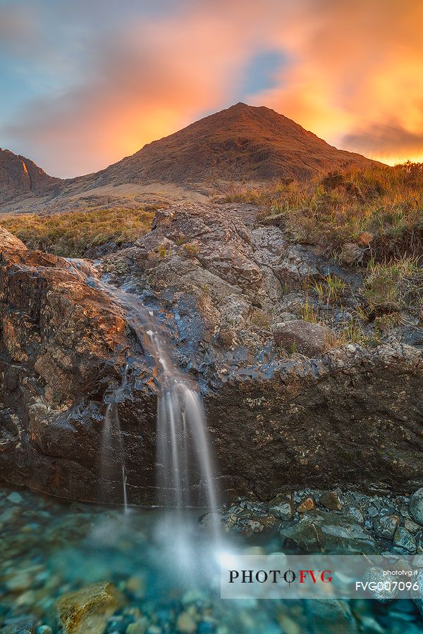 A beautiful sunset at Glen Brittle