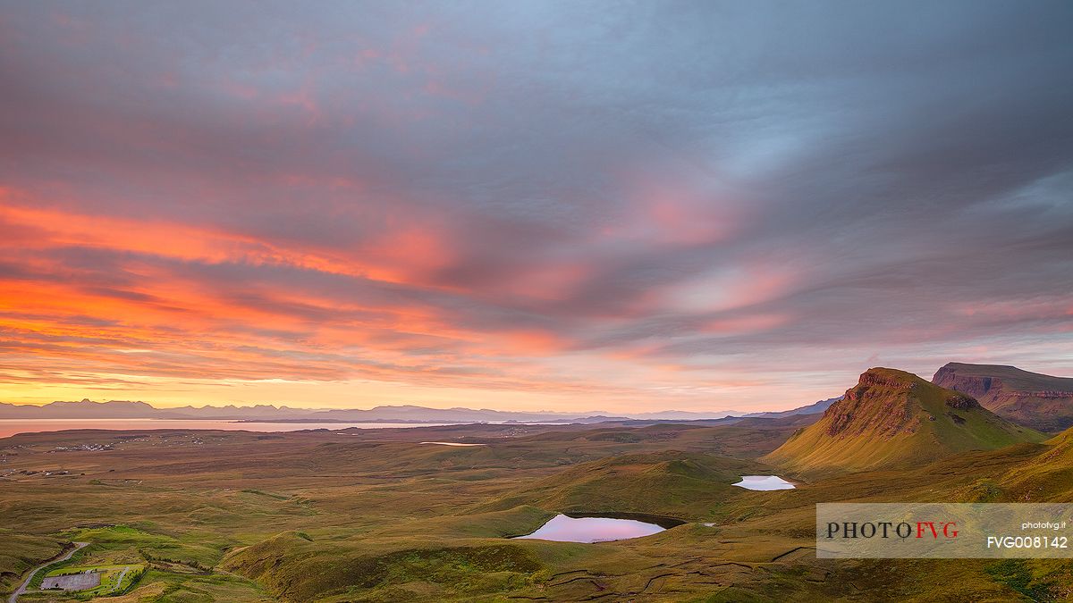 Quiraing landslip, Isle of Skye, Scotland, United Kingdom, UK