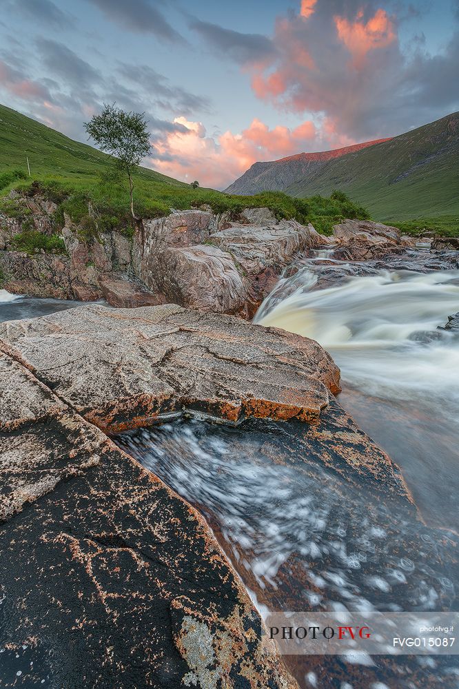 Sunset at Etive River
