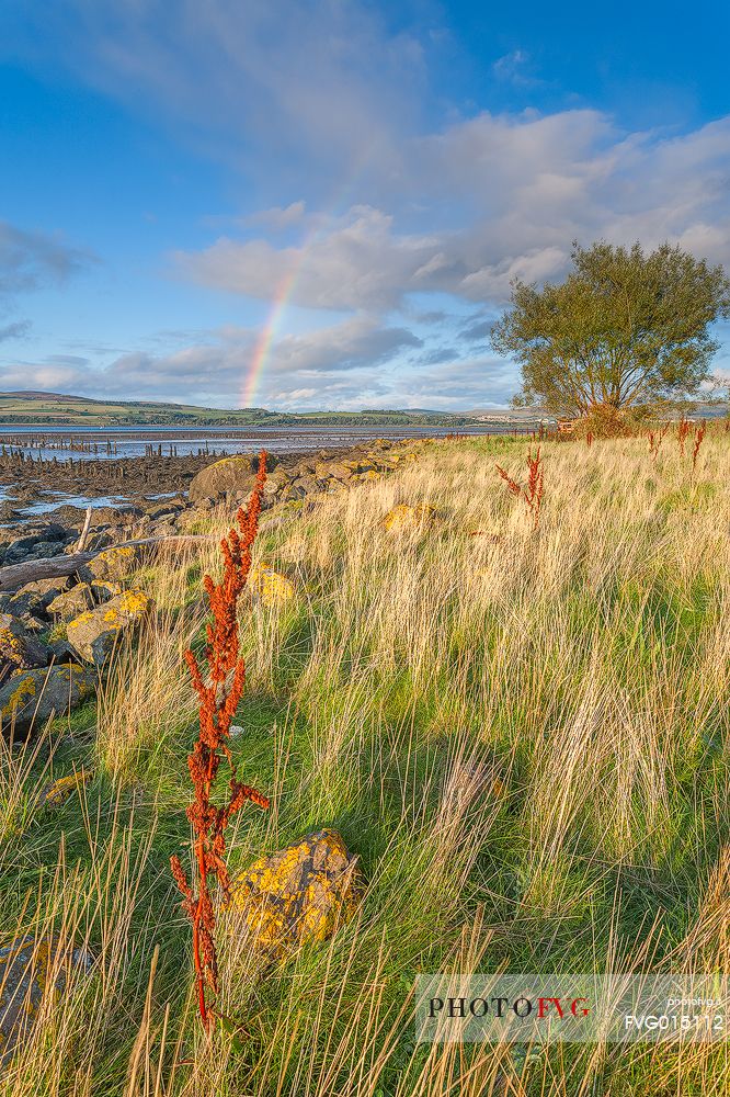 Rainbow during a changeable day