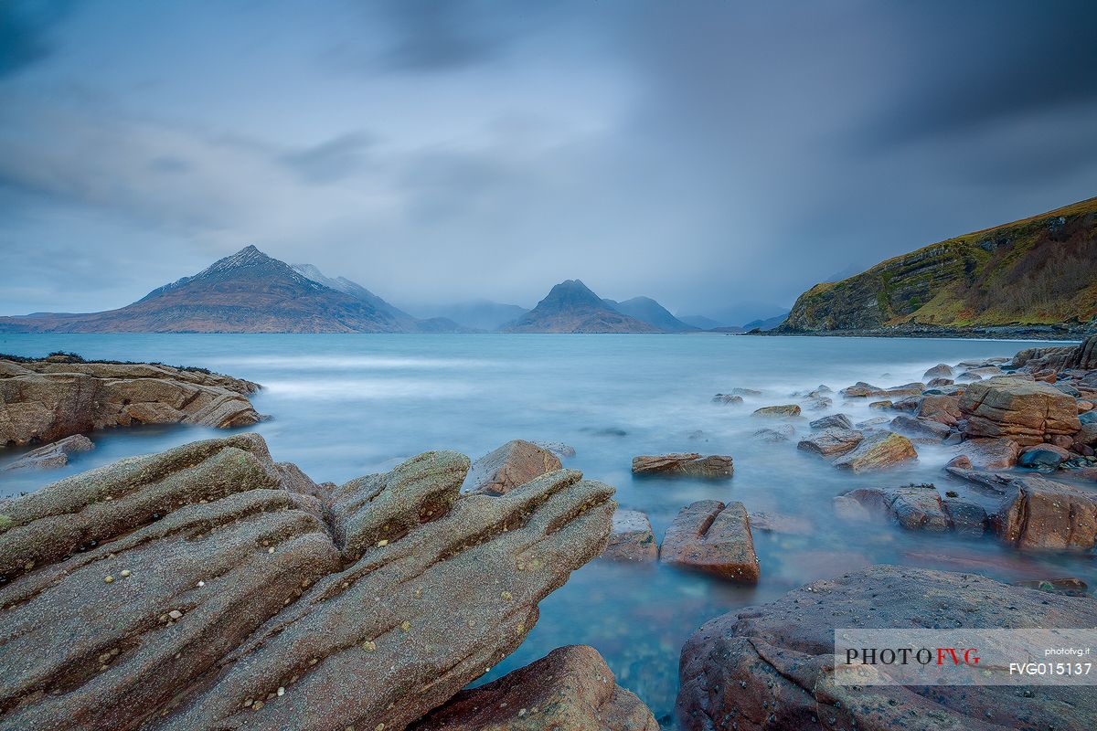 Grey day at Elgol Beach