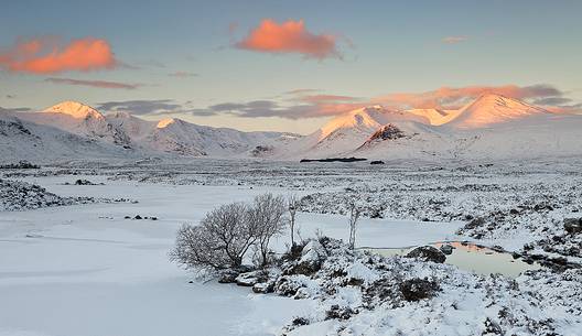 Rannoch Moor in the snow