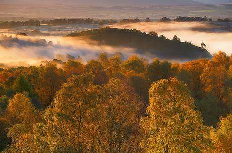 The Trossachs in autumn