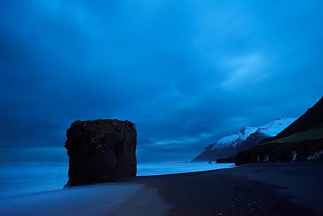 Stormy weather in the South East Icelandic coast