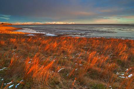 A warm sunset at a gulf near by Hfn