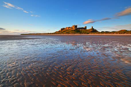 Sunrise at Bamburgh beach