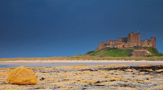 Late afternoon at Bamburgh Castle