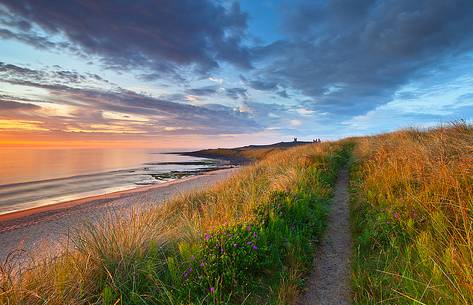 Sunrise at Dunstanburgh Castle