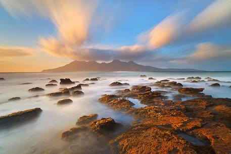 Last Light on the rocks of Singing Sands