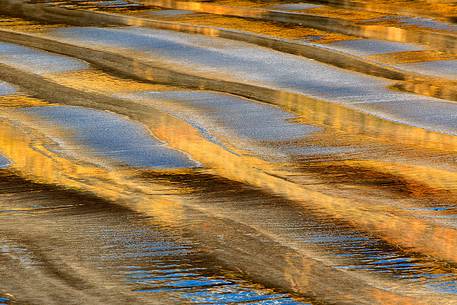 Texture of the Sandy Volcanic Beach at Laig Bay