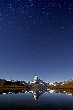 Stelle sopra il Matterhorn